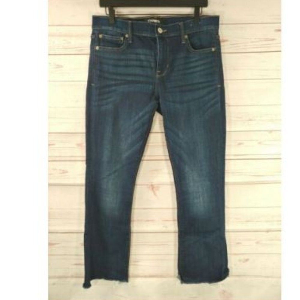 Express Barely  Boot Dark Wash Jeans